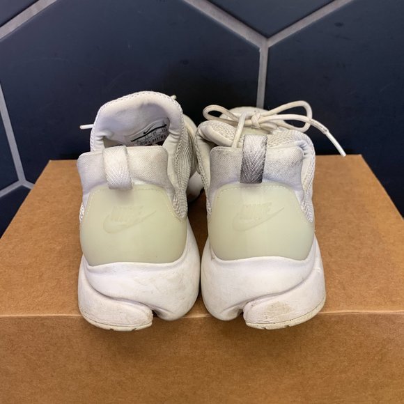~Used W/O Box! Womens Nike Air Presto White Flyknit Lace up Trainer Sneaker Size - Picture 4 of 6
